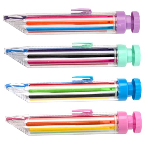 VICASKY 4 Stück Teiliges Farben Drehbarer Wachsmalstift Kreativer Tragbarer Schreibstift mit Schnelltrocknendem Wachs Rutschfest und Langlebig für Schule und Zuhause VICASKY 4 Stück Teiliges Farben Drehbarer Wachsmalstift Kreativer Tragbarer Schreibstift mit Schnelltrocknendem Wachs Rutschfest und Langlebig für Schule und Zuhause von VICASKY