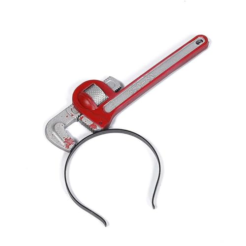 VICASKY 4 Stück Teiliges Halloween Stirnband Blutige Horror Requisiten mit Axt Säge Schraubenschlüssel für Gruselige Party Dekoration und Kostüm Zubehör VICASKY 4 Stück Teiliges Halloween Stirnband Blutige Horror Requisiten mit Axt Säge Schraubenschlüssel für Gruselige Party Dekoration und Kostüm Zubehör von VICASKY