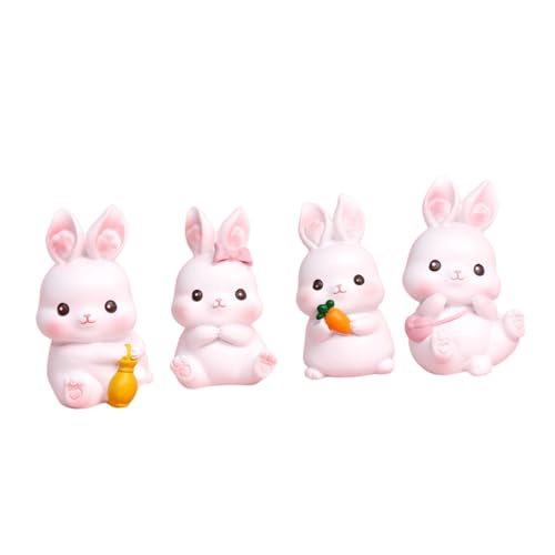 VICASKY 4 Stück Teiliges Hasenfiguren aus Harz Niedliche Tier Kuchendeko und Kreative Auto Dekoration für Kindergeburtstag Vielseitig als Party und Wohnaccessoire Verwendbar VICASKY 4 Stück Teiliges Hasenfiguren aus Harz Niedliche Tier Kuchendeko und Kreative Auto Dekoration für Kindergeburtstag Vielseitig als Party und Wohnaccessoire Verwendbar von VICASKY