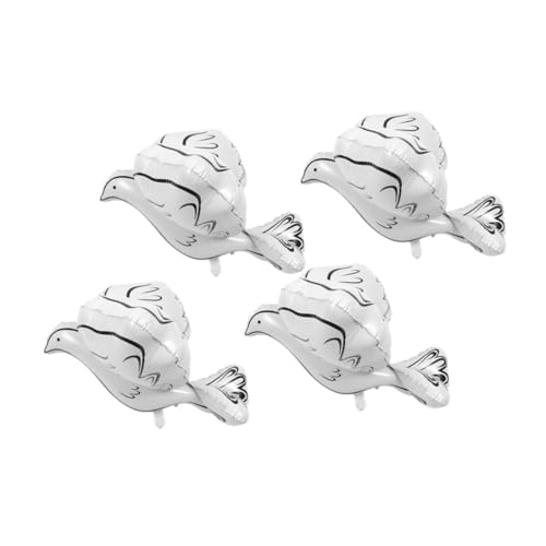 VICASKY 4 Stück Teiliges Weißer Tauben Folienballon Realistische Friedensdove Luftballons für Hochzeit Party Dekoration Wiederverwendbar Symbolisch Eleganter Braut Bräutigam Party Deko VICASKY 4 Stück Teiliges Weißer Tauben Folienballon Realistische Friedensdove Luftballons für Hochzeit Party Dekoration Wiederverwendbar Symbolisch Eleganter Braut Bräutigam Party Deko von VICASKY