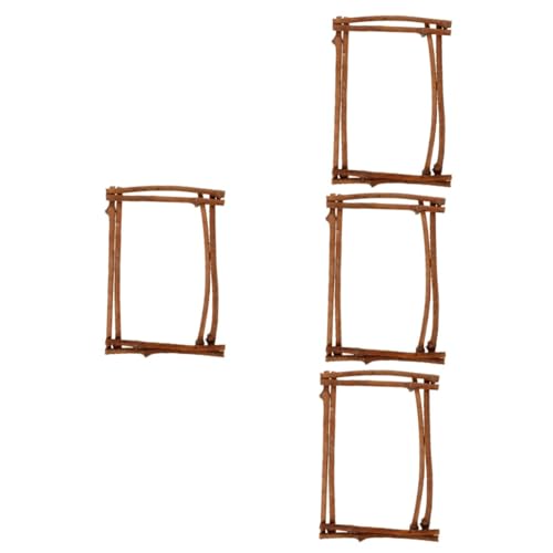 VICASKY 4 Stück Unvollendeter Holzrahmen DIY Kranzrahmen Rundes Bastelmaterial Natürlicher Holzbogen für Hochzeitsdeko Innen und Außendekoration Geeignet VICASKY 4 Stück Unvollendeter Holzrahmen DIY Kranzrahmen Rundes Bastelmaterial Natürlicher Holzbogen für Hochzeitsdeko Innen und Außendekoration Geeignet von VICASKY