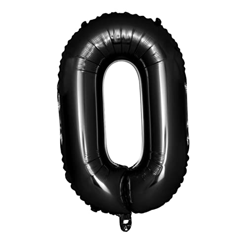 VICASKY 40 80 Folienballons zahlenluftballons zahlenballon birthday decorations balongas Jubiläumsdekoration wasserballon balloon Nummernballons schwarz Jubiläumsballons Partyballons von VICASKY