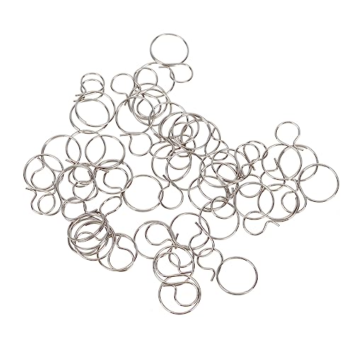 VICASKY 40 Stück Kronleuchter Verbindungsringe Octagonal Beads Connector DIY Kristallball Ring Kronleuchter Pendelring Ersatzteile für Moderne VICASKY 40 Stück Kronleuchter Verbindungsringe Octagonal Beads Connector DIY Kristallball Ring Kronleuchter Pendelring Ersatzteile für Moderne von VICASKY