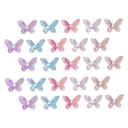 VICASKY 40 Stück Nail Art Dekoration Teiliges mit Einzigartigen Schmetterlingen DIY Maniküre Zubehör Nail Decor für Kreative Designs Verschiedenen Farben Weiß Rosa Blau Champagner VICASKY 40 Stück Nail Art Dekoration Teiliges mit Einzigartigen Schmetterlingen DIY Maniküre Zubehör Nail Decor für Kreative Designs Verschiedenen Farben Weiß Rosa Blau Champagner von VICASKY