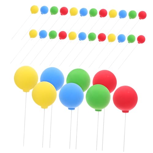 VICASKY 40 Stück Teiliges Mini Ballon Cake Toppers aus Buntem Runde Tortendeko Kugeln in Rot Gelb Blau Grün Einfache Anwendung Vielseitig für Geburtstag Hochzeit Babyparty Geeignet VICASKY 40 Stück Teiliges Mini Ballon Cake Toppers aus Buntem Runde Tortendeko Kugeln in Rot Gelb Blau Grün Einfache Anwendung Vielseitig für Geburtstag Hochzeit Babyparty Geeignet von VICASKY