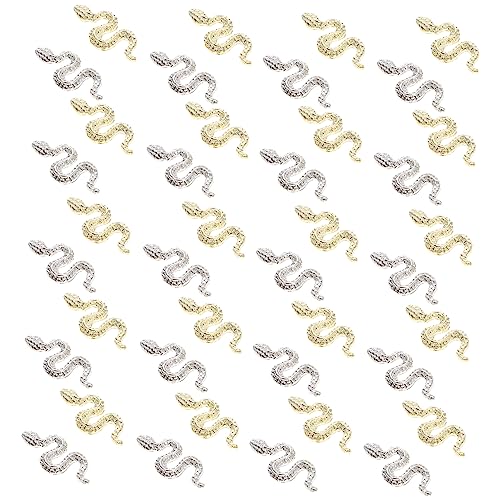 VICASKY 40Stücke Schlangen Charms Nageldekor Zubehör Für Nail Art Einzigartiges Design Für Maniküre Und DIY Nagelkunst Für Partys Und Besondere Anlässe VICASKY 40Stücke Schlangen Charms Nageldekor Zubehör Für Nail Art Einzigartiges Design Für Maniküre Und DIY Nagelkunst Für Partys Und Besondere Anlässe von VICASKY