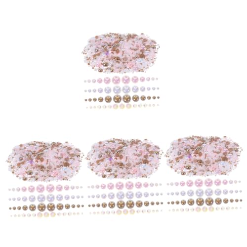 VICASKY 4Er-Packung Halbkreis Perlen aus Harz für DIY Mixed Flache Rückseite Perlen für Nageldesign Schmuckherstellung Bastelprojekte Hochwertige Imitationsperlen für Handarbeiten VICASKY 4Er-Packung Halbkreis Perlen aus Harz für DIY Mixed Flache Rückseite Perlen für Nageldesign Schmuckherstellung Bastelprojekte Hochwertige Imitationsperlen für Handarbeiten von VICASKY