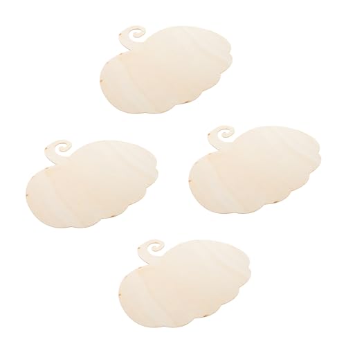 VICASKY 4Stücke DIY Holz Kürbis Anhänger Blanko Dekoration für Halloween Langlebig zum Bemalen und Gestalten für Festlichkeiten und Wohnkultur VICASKY 4Stücke DIY Holz Kürbis Anhänger Blanko Dekoration für Halloween Langlebig zum Bemalen und Gestalten für Festlichkeiten und Wohnkultur von VICASKY