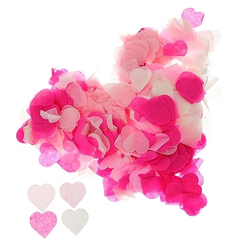 VICASKY 4er Packung Herz Konfetti aus Papier Bunte Leichte Streudeko für Hochzeit Valentinstag Geburtstag Polterabend Sichere Partydekoration pro Rosa Rot Weiß VICASKY 4er Packung Herz Konfetti aus Papier Bunte Leichte Streudeko für Hochzeit Valentinstag Geburtstag Polterabend Sichere Partydekoration pro Rosa Rot Weiß von VICASKY