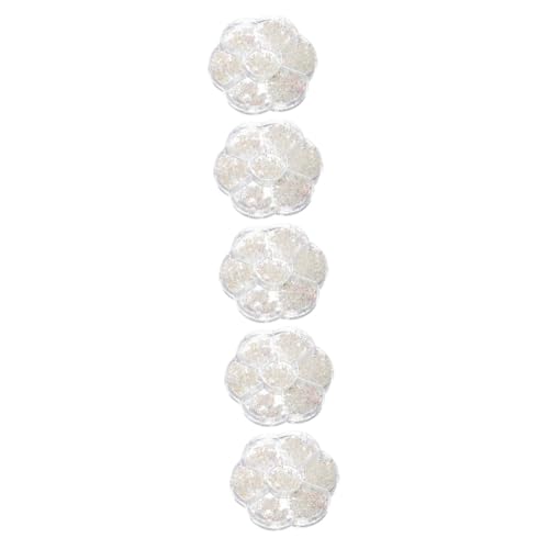 VICASKY 5 Boxen Nail Art Charms Bow Nail Gems für Maniküre Glitzernde Dekorationen für Einfache Anwendung Hochzeiten Weihnachten und Besondere Anlässe von VICASKY