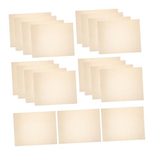VICASKY 5 Sätze Antikes Zikade-flügel-lederpapier Reispapier Im Antiken Stil Antikes Kalligraphiezubehör Kalligrafisches Kunstdruckpapier Reis Papier Light Brown 50 Stück * 5 von VICASKY