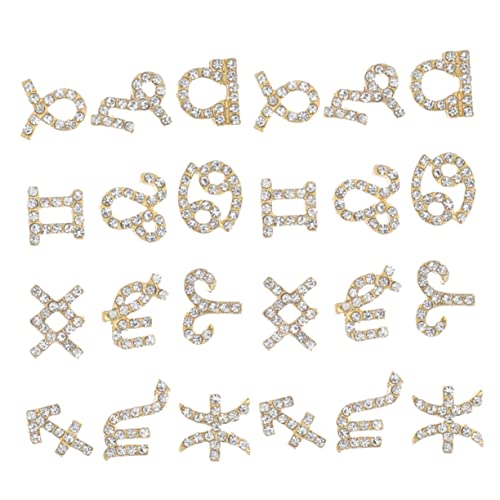 VICASKY 5 Sätze Charms Metallische Nagelkunst Dekorationen Für Diy Maniküre Glänzende Nagelaccessoires Für Hochzeiten Partys Und Besondere Anlässe 24 Stück * 5 VICASKY 5 Sätze Charms Metallische Nagelkunst Dekorationen Für Diy Maniküre Glänzende Nagelaccessoires Für Hochzeiten Partys Und Besondere Anlässe 24 Stück * 5 von VICASKY