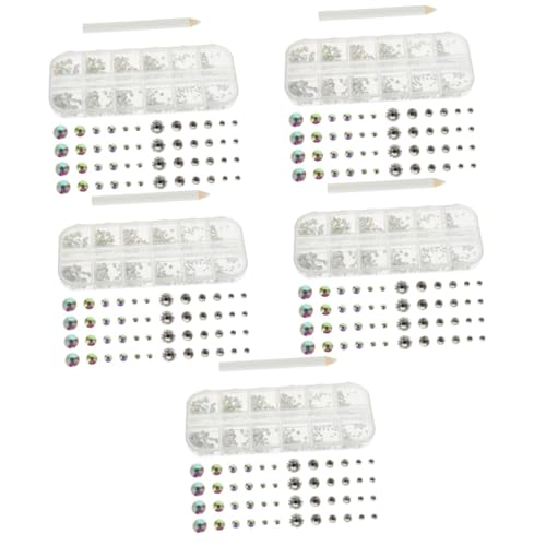 VICASKY 5 Sätze Flatboden -Diamantnagelschmuck Maniküre-Strasssteine nagel edelsteine Nailart-Strasssteine UV Strasskleber für Nägel Diamanten für Kunsthandwerk Glas VICASKY 5 Sätze Flatboden -Diamantnagelschmuck Maniküre-Strasssteine nagel edelsteine Nailart-Strasssteine UV Strasskleber für Nägel Diamanten für Kunsthandwerk Glas von VICASKY