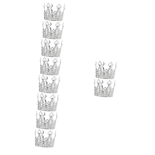 VICASKY 5 Sätze Kuchen Krone Weihnachtsschmuck Kuchenstand Backbecher Kundenspezifischer Kuchendeckel Kuchen Verzieren Kuchen -topper Gold Zinklegierung Silver 2 Stück * 5 VICASKY 5 Sätze Kuchen Krone Weihnachtsschmuck Kuchenstand Backbecher Kundenspezifischer Kuchendeckel Kuchen Verzieren Kuchen -topper Gold Zinklegierung Silver 2 Stück * 5 von VICASKY