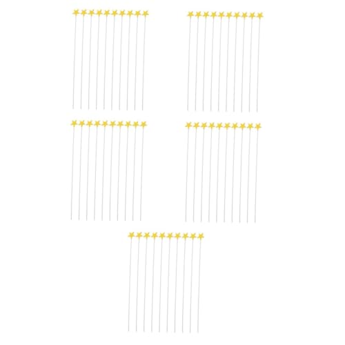 VICASKY 5 Sätze Kuchendekoration Alles Zum Geburtstag-kuchenaufsatz Goldene Zahnstocher Für Vorspeisen -kuchendeckel Verlobungs-cupcake-topper Schaum Yellow 100 Stück * 5 VICASKY 5 Sätze Kuchendekoration Alles Zum Geburtstag-kuchenaufsatz Goldene Zahnstocher Für Vorspeisen -kuchendeckel Verlobungs-cupcake-topper Schaum Yellow 100 Stück * 5 von VICASKY