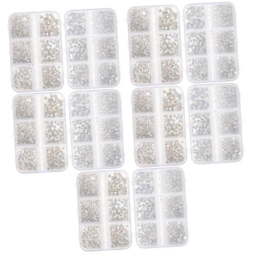 VICASKY 5 Sätze Nailart-accessoires Mit Strasssteinen Nageldekorationen Für Nagelkunst Strasssteine ​​zum Basteln Ab Nailart-strasssteine Diy Nail Art Zubehör Pp 2boxen*5 von VICASKY