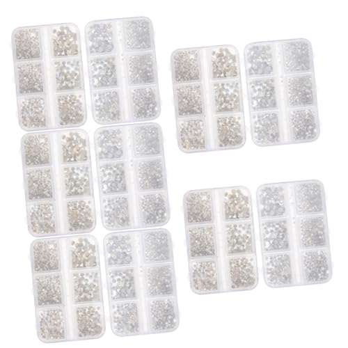 VICASKY 5 Sätze Nailart-accessoires Mit Strasssteinen Zubehör Strasssteine ​​für Nägel Nagelkunst-edelsteine Rosa Gold Ab Reiz Regenbogen Kunsthandwerk Nail Strass-kit Uv Pp 2boxen*5 von VICASKY