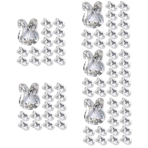 VICASKY 5 Sätze Schmuck Mit Nageldiamanten Nagelkunstabziehbilder Dekoration Nagelschmuck Für Nagelkunst Süße Nagelanhänger Cartoon-nagelverzierung Kristall 20 Stück * 5 von VICASKY
