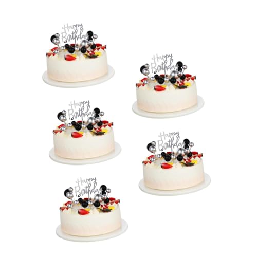 VICASKY 5 Sätze Schwarzgoldene Kuchendekoration Alles Zum Geburtstag-topper-brief Torteneinsatz Topper Disco-kugel-kuchendekoration Alles Zum Geburtstag Kuchendeckel Gold Papier VICASKY 5 Sätze Schwarzgoldene Kuchendekoration Alles Zum Geburtstag-topper-brief Torteneinsatz Topper Disco-kugel-kuchendekoration Alles Zum Geburtstag Kuchendeckel Gold Papier von VICASKY