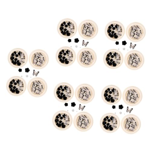 VICASKY 5 Sätze Teekamelia Nail Charms Boxen Mit Diy Nagelornamenten Wasserdiamanten Perlen Für Nail Art Für Nageldesign Und Dekoration 4boxen*5 VICASKY 5 Sätze Teekamelia Nail Charms Boxen Mit Diy Nagelornamenten Wasserdiamanten Perlen Für Nail Art Für Nageldesign Und Dekoration 4boxen*5 von VICASKY