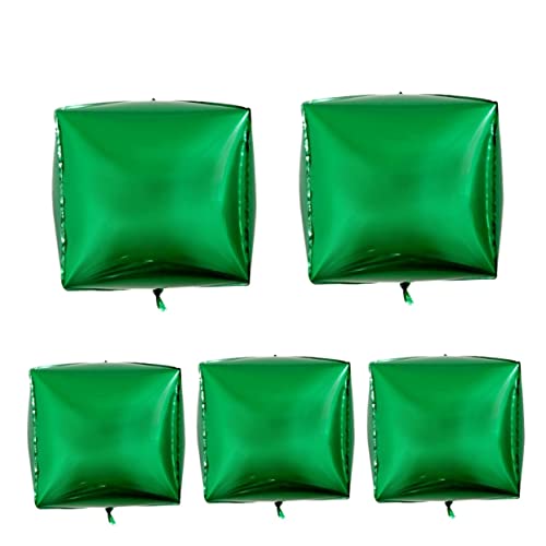 VICASKY 5 Stück 24 Ballon aus Aluminiumfolie Luftballons für Geburtstagsfeier quadratischer Folienballon Party zahlen luftballon quadratische Luftballons folienballons Green VICASKY 5 Stück 24 Ballon aus Aluminiumfolie Luftballons für Geburtstagsfeier quadratischer Folienballon Party zahlen luftballon quadratische Luftballons folienballons Green von VICASKY