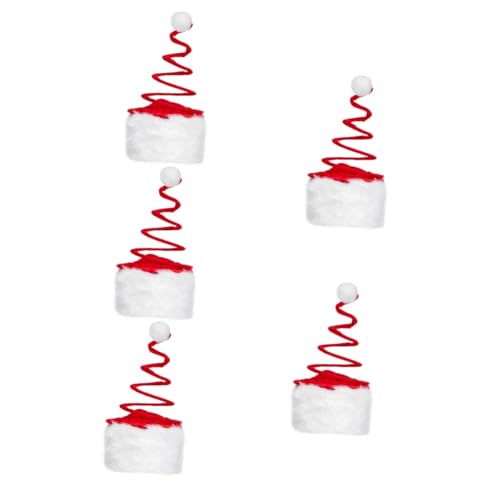 VICASKY 5 Stück Lustige Weihnachtsmütze mit Elastischem Design Leichter Partyhut für Karneval und Fest Kreative Xmas Kopfbedeckung Passt Sicher Dekoratives Novelty Xmas Accessoire VICASKY 5 Stück Lustige Weihnachtsmütze mit Elastischem Design Leichter Partyhut für Karneval und Fest Kreative Xmas Kopfbedeckung Passt Sicher Dekoratives Novelty Xmas Accessoire von VICASKY