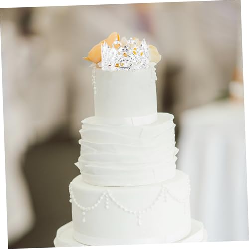 VICASKY 5 Stück Silber Krone Tortenaufsatz Kleine Tiara Kuchen Dekoration für Hochzeit Geburtstag Party Romantische Festliche Kuchendekoration VICASKY 5 Stück Silber Krone Tortenaufsatz Kleine Tiara Kuchen Dekoration für Hochzeit Geburtstag Party Romantische Festliche Kuchendekoration von VICASKY