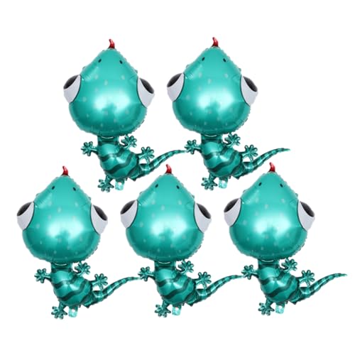 VICASKY 5 Stück Teiliges Geckoförmiges Aluminiumfolie Ballon Cartoon Luftballons Party Deko Sommer Foto Requisit Kinderzimmer Bühne Dekoration VICASKY 5 Stück Teiliges Geckoförmiges Aluminiumfolie Ballon Cartoon Luftballons Party Deko Sommer Foto Requisit Kinderzimmer Bühne Dekoration von VICASKY