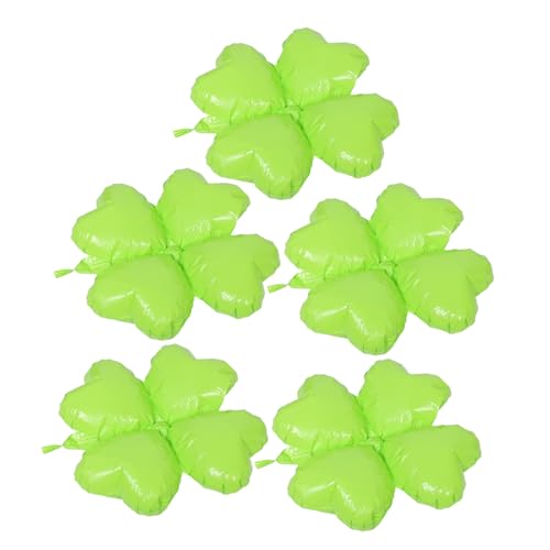 VICASKY 5 Stück Teiliges Glückliche Vierblättrige Kleeblatt Ballons Patrick's Day Dekorationen für Indoor und Outdoor Feiern Party Deko mit Irischem Glück VICASKY 5 Stück Teiliges Glückliche Vierblättrige Kleeblatt Ballons Patrick's Day Dekorationen für Indoor und Outdoor Feiern Party Deko mit Irischem Glück von VICASKY