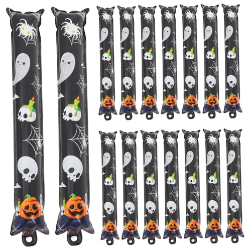 VICASKY 50 Stück Aluminium Film Ballon Sticks Halloween Deko Ballons für Kinderpartys Sichere und Umweltfreundliche Party Dekorationen für Fotoshootings und Kreative Anlässe von VICASKY