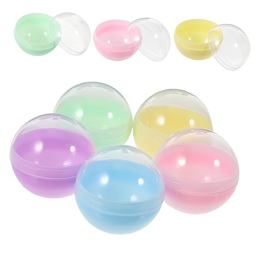 VICASKY 50 Stück Gacha Muschelspielzeug Klare Befüllbare Kugeln Große Bällebadbälle Leerer Ball Für Große Glänzende Kugeln Sensorische Bälle Spielzeugverkauf Klar Pp VICASKY 50 Stück Gacha Muschelspielzeug Klare Befüllbare Kugeln Große Bällebadbälle Leerer Ball Für Große Glänzende Kugeln Sensorische Bälle Spielzeugverkauf Klar Pp von VICASKY