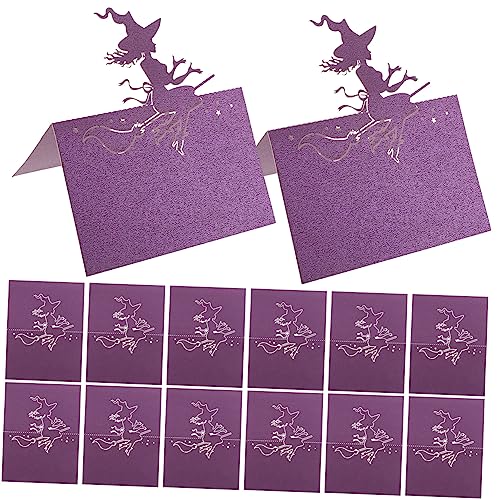VICASKY 50 Stück Halloween Tischkarten Kreative Namenskarten für Hochzeiten Partys und Events aus Hochwertigem Papier für Tischdekoration und Gästeplatzierung VICASKY 50 Stück Halloween Tischkarten Kreative Namenskarten für Hochzeiten Partys und Events aus Hochwertigem Papier für Tischdekoration und Gästeplatzierung von VICASKY
