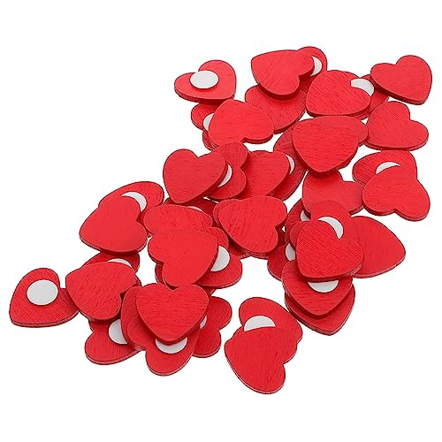 VICASKY 50 Stück Herzförmige Holzaufkleber für Scrapbooking DIY Bastelzubehör zur Dekoration für Valentinstag Karten und Partys aus Gesundem Material VICASKY 50 Stück Herzförmige Holzaufkleber für Scrapbooking DIY Bastelzubehör zur Dekoration für Valentinstag Karten und Partys aus Gesundem Material von VICASKY