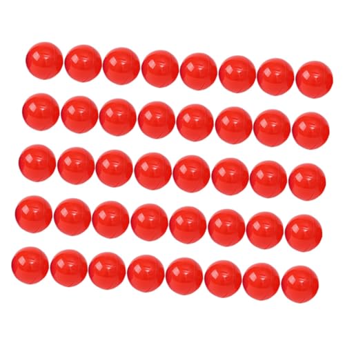 VICASKY 50 Stück Lotteriebälle Für Spielzelte Bälle Für Bällebad Bunte Bingobälle Spielzeugbälle Mit Röhrenspiel Hohlbälle Bingospielbälle Kleine Bälle Für Spiele Spielzimmer von VICASKY