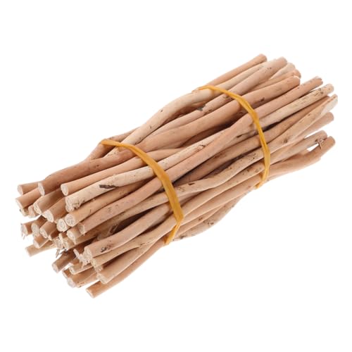VICASKY 50 Stück Naturholzzweige Birkenholzstäbe Treibholzstücke für Selbstgemacht Bastelprojekte 30cm Lange Ast Dekoration Vielseitige Holzstäbe für Heimdekoration von VICASKY