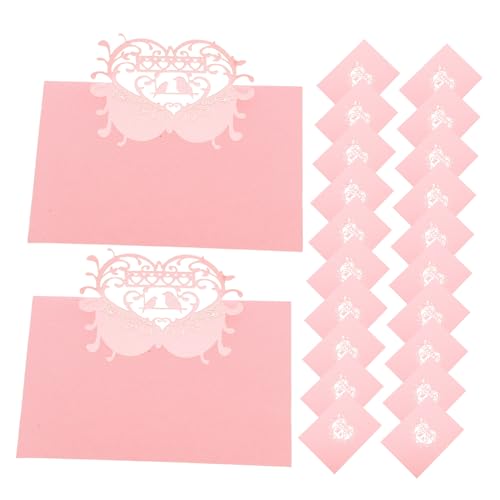VICASKY 50 Stück Romantisch Tischkarten mit Herz-motiv Filigrane Vogel-hohlstanzung Personalisierbare Namenskarten für Hochzeit Party-tischdeko Leichte Praktische Sitzplatzkarten VICASKY 50 Stück Romantisch Tischkarten mit Herz-motiv Filigrane Vogel-hohlstanzung Personalisierbare Namenskarten für Hochzeit Party-tischdeko Leichte Praktische Sitzplatzkarten von VICASKY
