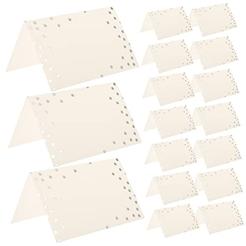 VICASKY 50 Stück Sitzplatzkarte Leer Kartentisch Zelt Namenskarten Für Bankette Hochzeit Runden Schüttgut Büfett Wohnung Sitzplankarten Einladungen Platzkarten Tischkarten Silver Papier VICASKY 50 Stück Sitzplatzkarte Leer Kartentisch Zelt Namenskarten Für Bankette Hochzeit Runden Schüttgut Büfett Wohnung Sitzplankarten Einladungen Platzkarten Tischkarten Silver Papier von VICASKY