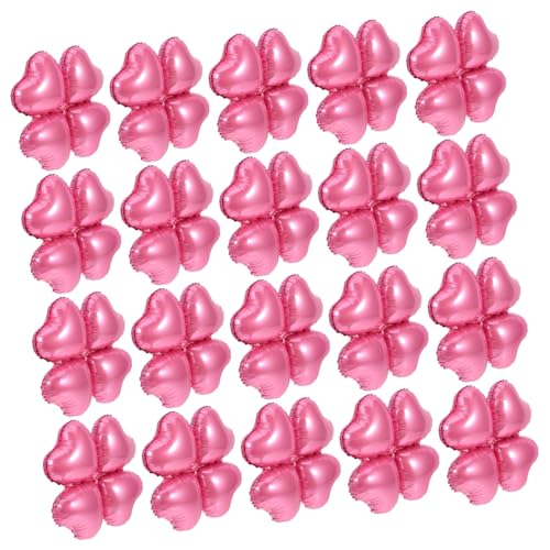 VICASKY 50 Stück Teiliges Folienballon mit Vierblättrigem Pinke Party Deko Wiederverwendbar Vielseitig für Geburtstage Hochzeiten und Valentinstag Kreative Festliche Atmosphäre VICASKY 50 Stück Teiliges Folienballon mit Vierblättrigem Pinke Party Deko Wiederverwendbar Vielseitig für Geburtstage Hochzeiten und Valentinstag Kreative Festliche Atmosphäre von VICASKY