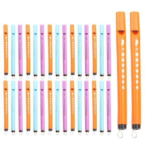 VICASKY 50 Stück Teiliges Vogelpfeifen Mini Flöte aus Robustem Material Leichte Trillerpfeifen als Musikspielzeug Geschenk für Vogelliebhaber und Pädagogisches Zufällige Zufällige Farbe von VICASKY