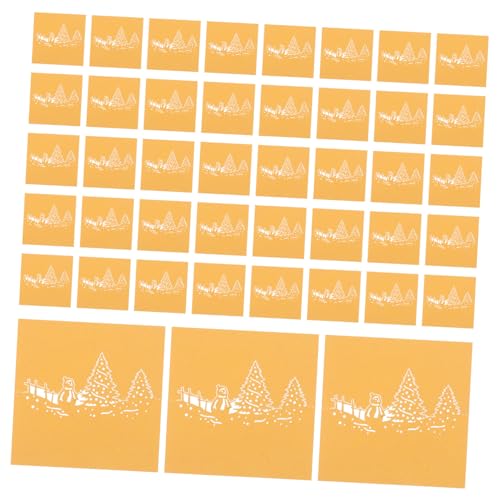 VICASKY 50 Stück Weihnachts Tischkarten Schneemann Gold mit Ausgeschnittenem Design Klappkarten für Weihnachtsessen Party Sitzordnung Festliche Tischdekoration Geeignet für Zuhause und VICASKY 50 Stück Weihnachts Tischkarten Schneemann Gold mit Ausgeschnittenem Design Klappkarten für Weihnachtsessen Party Sitzordnung Festliche Tischdekoration Geeignet für Zuhause und von VICASKY
