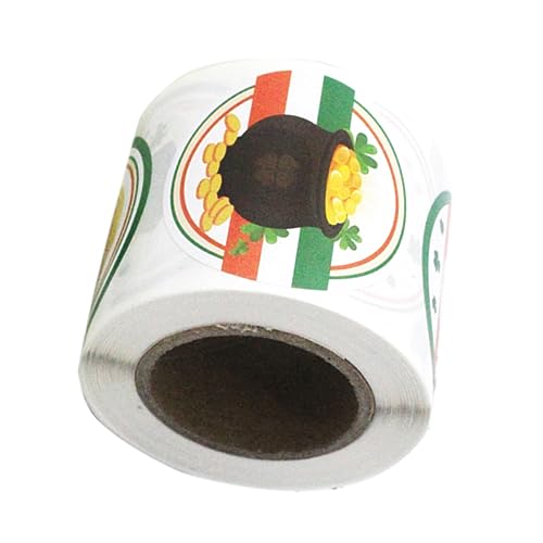 VICASKY St. Patricks Day Hut Etiketten 500 Stück Versiegelungsaufkleber Selbstklebende Nummer Edelsteine VICASKY St. Patricks Day Hut Etiketten 500 Stück Versiegelungsaufkleber Selbstklebende Nummer Edelsteine von VICASKY