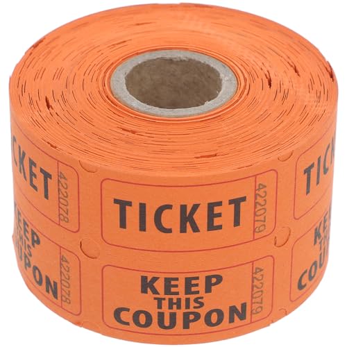 VICASKY 500Stücke Tombola Lose Nummerierte Veranstaltungstickets für Partys Spendenaktionen und Verlosungen für Festivals Feiertage und Mottopartys von VICASKY