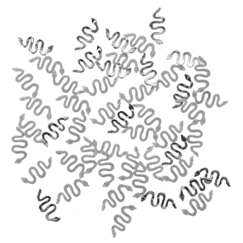 VICASKY 50Stücke Schlangenform Charms Retro Nagelverzierungen für Nagelkunst und DIY Maniküre für Anfänger und Profis Langlebig und Einfach Anzuwenden VICASKY 50Stücke Schlangenform Charms Retro Nagelverzierungen für Nagelkunst und DIY Maniküre für Anfänger und Profis Langlebig und Einfach Anzuwenden von VICASKY