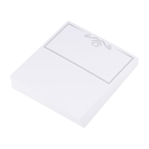 VICASKY 50Stücke Sitzschilder für Hochzeiten und Feiern Blanko Tischkarten mit Gästesitzkarten für Restaurant und Hotel Tischdekoration von VICASKY