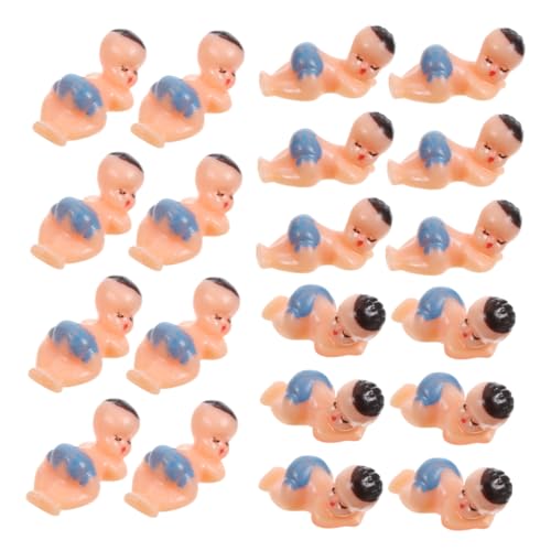 VICASKY 50stücke Mini Kunststoffbabys Für Babyparty Niedliche Figuren Dekoration Mitgebsel Für Entzückende Miniaturpuppen Für Kreative Partyideen von VICASKY
