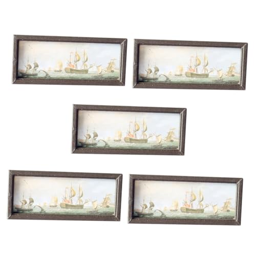 VICASKY 5St Ölgemälde Wandbild wohnaccessoires bastelzeug dollhaus Dekorationsmaterial Erde tragbares Kameraobjektiv usw bilderrahmen kleine Kunstdrucke Puppenhaus-Layout-Requisiten Holz VICASKY 5St Ölgemälde Wandbild wohnaccessoires bastelzeug dollhaus Dekorationsmaterial Erde tragbares Kameraobjektiv usw bilderrahmen kleine Kunstdrucke Puppenhaus-Layout-Requisiten Holz von VICASKY