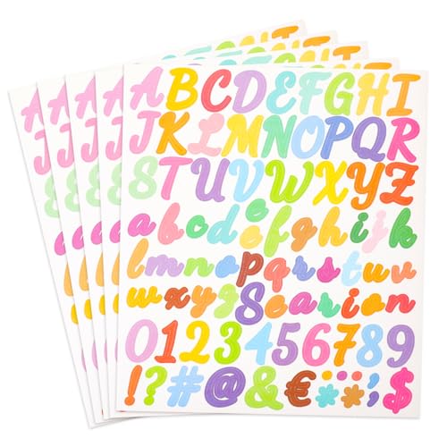 VICASKY 5St Scrapbook-Aufkleber personalisierte Sticker personalisierte Aufkleber Nummernkombinationen Mehrzweckaufkleber Buchstabenaufkleber zur Dekoration Zahlenaufkleber für Scrapbook VICASKY 5St Scrapbook-Aufkleber personalisierte Sticker personalisierte Aufkleber Nummernkombinationen Mehrzweckaufkleber Buchstabenaufkleber zur Dekoration Zahlenaufkleber für Scrapbook von VICASKY