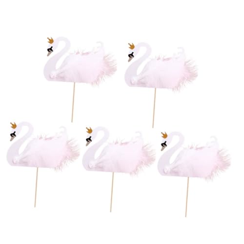 VICASKY Einzigartige Schwan Kuchen Dekorationen 5 Pcs Kuchen Toers Fee Cupcake Picks für Hochzeit Geburtstag VICASKY Einzigartige Schwan Kuchen Dekorationen 5 Pcs Kuchen Toers Fee Cupcake Picks für Hochzeit Geburtstag von VICASKY