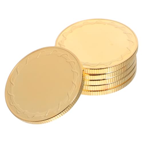 VICASKY 6 Stück Blanko Münzen mit Goldplattierter Spiegeloberfläche Durchmesser Gravierfähig für Diy Handwerk Uv Druck Geeignet für Reise und Geburtstags Sammlerstücke VICASKY 6 Stück Blanko Münzen mit Goldplattierter Spiegeloberfläche Durchmesser Gravierfähig für Diy Handwerk Uv Druck Geeignet für Reise und Geburtstags Sammlerstücke von VICASKY