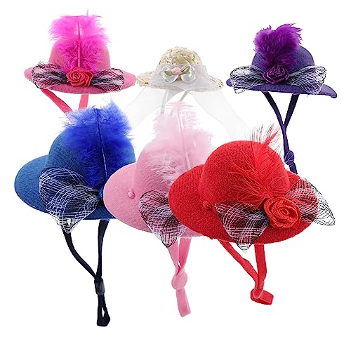 VICASKY 6 Stück Puppenverkleidung Prinzessinnen Haar Accessoire Netzhut Haustierhut Filmpuppen Prinzessinnenspielzeug Puppenhut Puppenhaus Miniaturzubehör Puppenkleidung VICASKY 6 Stück Puppenverkleidung Prinzessinnen Haar Accessoire Netzhut Haustierhut Filmpuppen Prinzessinnenspielzeug Puppenhut Puppenhaus Miniaturzubehör Puppenkleidung von VICASKY